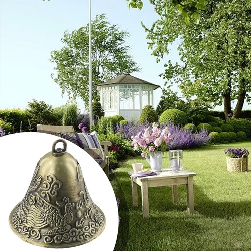 Campane ottone mucca stile - campane, in