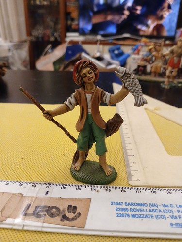 Personaggio presepe vintage - vintage,