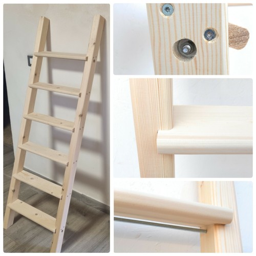 Scala legno massello - , soppalco