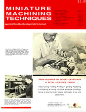 Unimat DB200 Lathe Miniature Machining Techniques Manual PDF DB 200