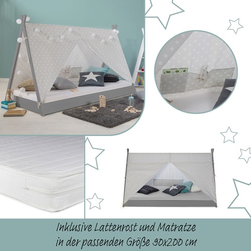 Lettino 90x200 con - , materasso
