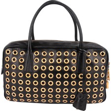 Borsa a mano Prada Black Calf