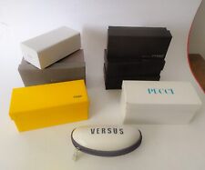 ♥ LOTTO 8 SCATOLE CUSTODIE PER OCCHIALI FENDI DIOR FERRE' PUCCI VERSUS VERSACE