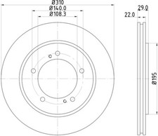 2x Mintex Discs Front fits