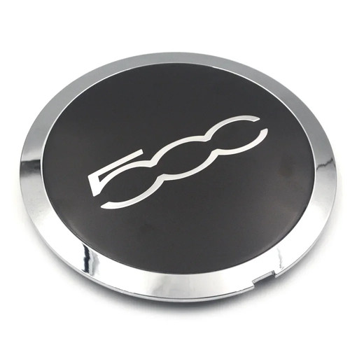 Coprimozzo fiat 500 argento - coprimozzo,