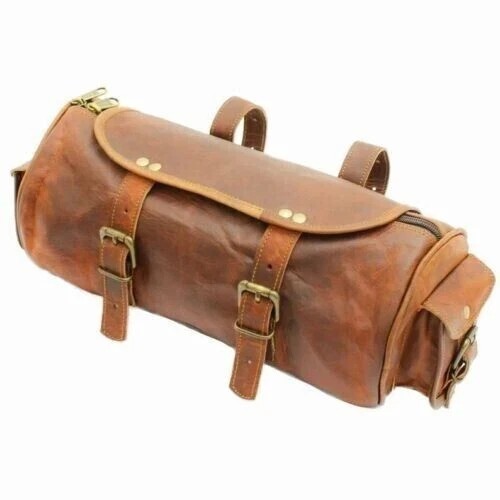 Borsa moto pelle - in,