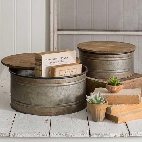 Rustic galvanized metal - galvanized,