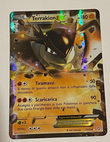 Carta pokemon terrakion xy - pokemon,