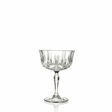 Calici Champagne in Cristallo stile Opera Rcr Set 6 pezzi