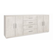 Credenza Bianco Armadio 200 cm
