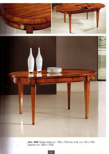 Tavolo ovale legno - tavolo,