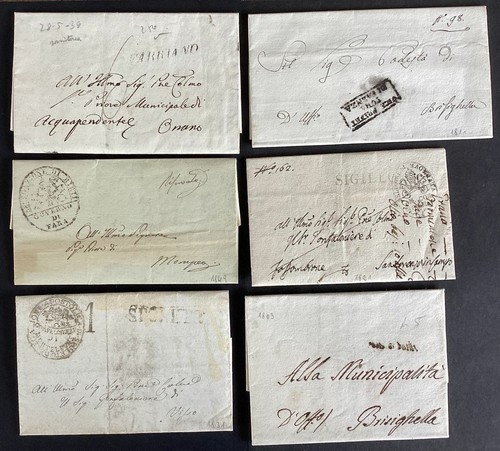 Italia prefilatelia 1800 1840 - prefilatelia, 1800-1840