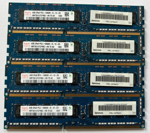 Ram hynix 4x4gb - 4x4gb=16gb, ddr3