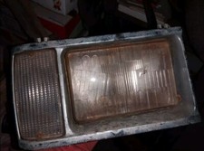GRUPPO OTTICO FANALE FARO CORNICE FANALINO FRECCIA  AUTOBIANCHI A111