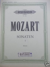 MOZART sonaten fur klavier band 1 sonate per pianoforte vol 1 editions Peters