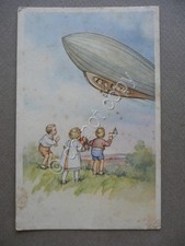 Cartolina Illustrata Dirigibili Novi di Modena Viaggiata 1941
