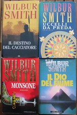Lotto libri Wilbur Smith Monsone Destino leone Dio fiume vendetta sangue destino