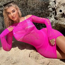 Sexy donna lingerie rete abito