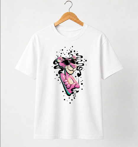 Shirt unisex pantera - t-shirt, rosa