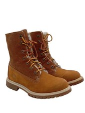 TIMBERLAND Stivaletto stringato Donna Scarpina di lana Taglia IT 37 marrone