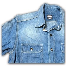 Momotaro Jeans Giacca Denim Blu Chiaro Cotone Taglia M L Giappone Selvedge F/S