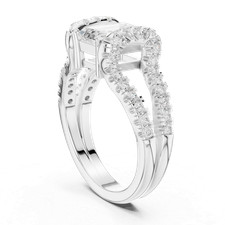 Anello con diamanti - , naturali