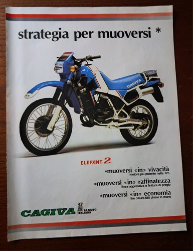 Pubblicità moto cagiva - moto,