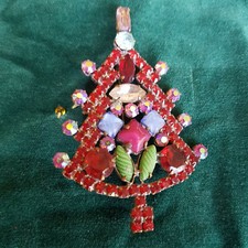 Spilla bigiotteria albero - di,
