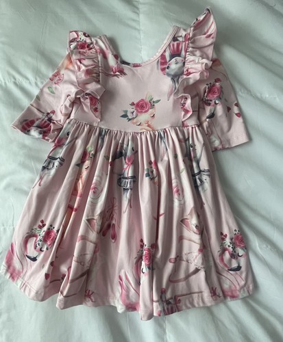 Abito mila rose rosa - &,
