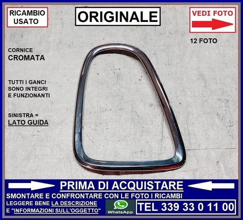 Cornice cromata faro fanale - cromata,