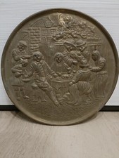 PIATTO DA PARETE IN RAME 25 cm inglese