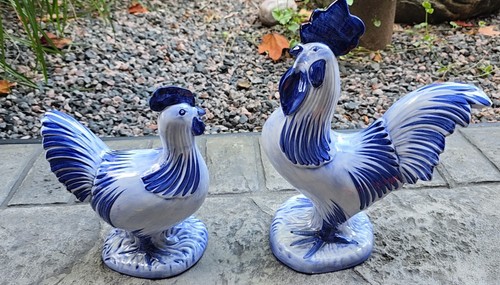 Vintage coppia gallo gallina - vintage,