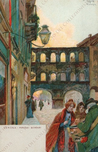 Verona portoni borsari artista - verona,