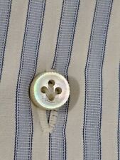 Camicia uomo sartoriale Borrelli Napoli taglia 42 con bottoni in madreperla