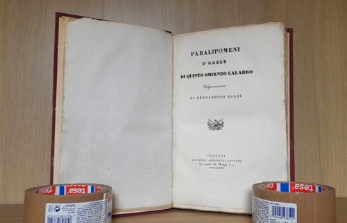 Baldi paralipomeni omero - paralipomeni, di