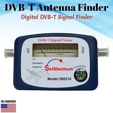 Rilevatore Segnale Satellitare Digitale DVB-T Antenna TV Misuratore di Forza Bussola