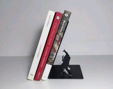 Fermalibro in metallo Design - CRUSHED - Uomo schiacciato - 10x10x17 cm