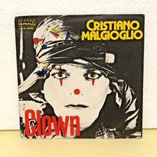 CRISTIANO MALGIOGLIO CLOWN/SCRUPOLI 45 RPM 1982 DURIUM Ld AI 8155 DISCO CAMPIONE
