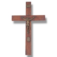 ANTICO CROCIFISSO CROCE LEGNO