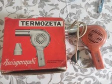 PHON ASCIUGACAPELLI VINTAGE TERMOZETA ANNI 80 CON SCATOLA, ACCESSORI E LIBRETTO