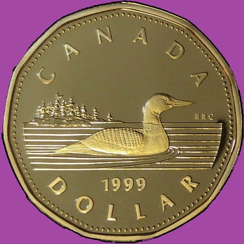 1999 canada one dollar proof - 1999,