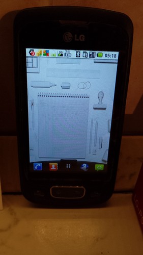 Telefono cellulare p500 - telefono, lg-p500