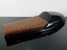 Cafe-Racer, gobba Scrambler Singleseat marrone. Sedile/Vendita