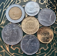 ($)     MONETE IN LIRE DEL 1985 (Serie completa) - REPUBBLICA ITALIANA 1946-2001