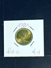 MONETA   REPUBBLICA ITALIANA  20 LIRE 1981 FIOR DI CONIO  VEDI FOTO LEGGI NOTE