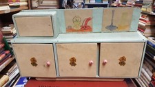 Mobile credenza legno da bambola anni '50 wood toys da restaurare (SB2) ^
