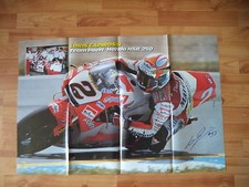 POSTER ANNO 1994 - LORIS CAPIROSSI e MOTO HONDA NSR 250 GP TEAM PILERI