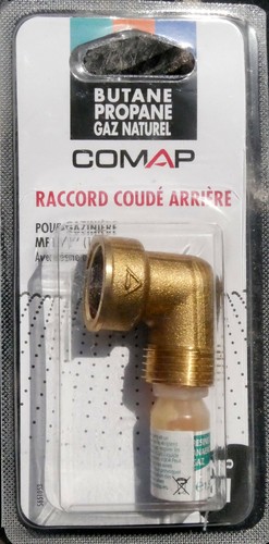 Raccord coudé arrière