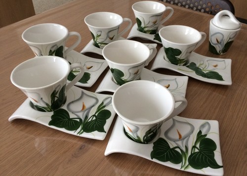 Set tazzine decorate con - tazzine,