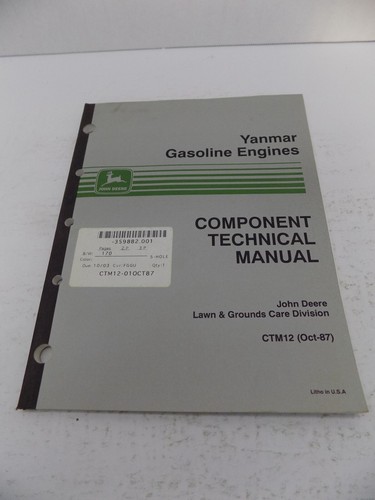 John deere yanmar gasoline - john,
